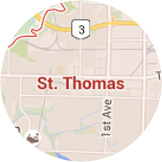 Map St. Thomas