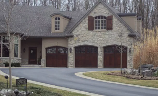 Residential garage doors