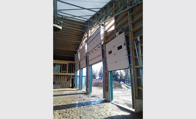 Commercial garage doors