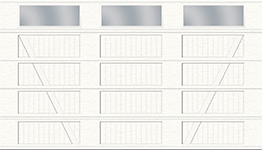V Layout, Plank Base - 3 bays